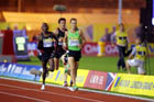 Alistair Cragg leads the 3000 metres, 2011 Aviva London Grand Prix